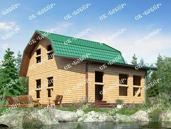 Сруб из бруса 6х9